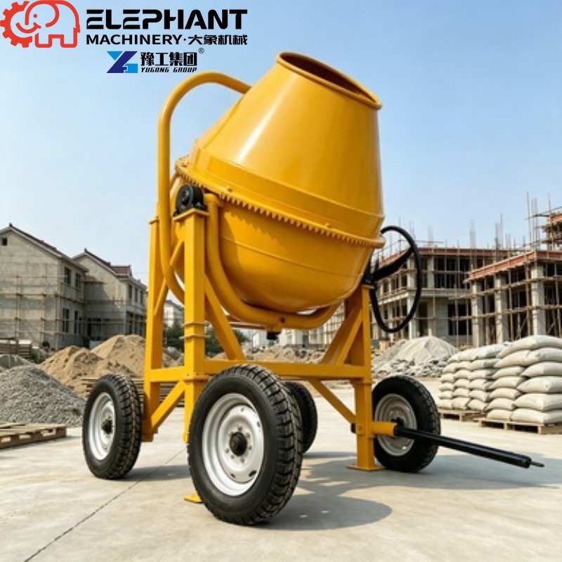 Heavy Equipment Mixer - ポータブルベトンミキサー350L、頑丈なフレーム手動式コンクリートミキシング機器工場卸売