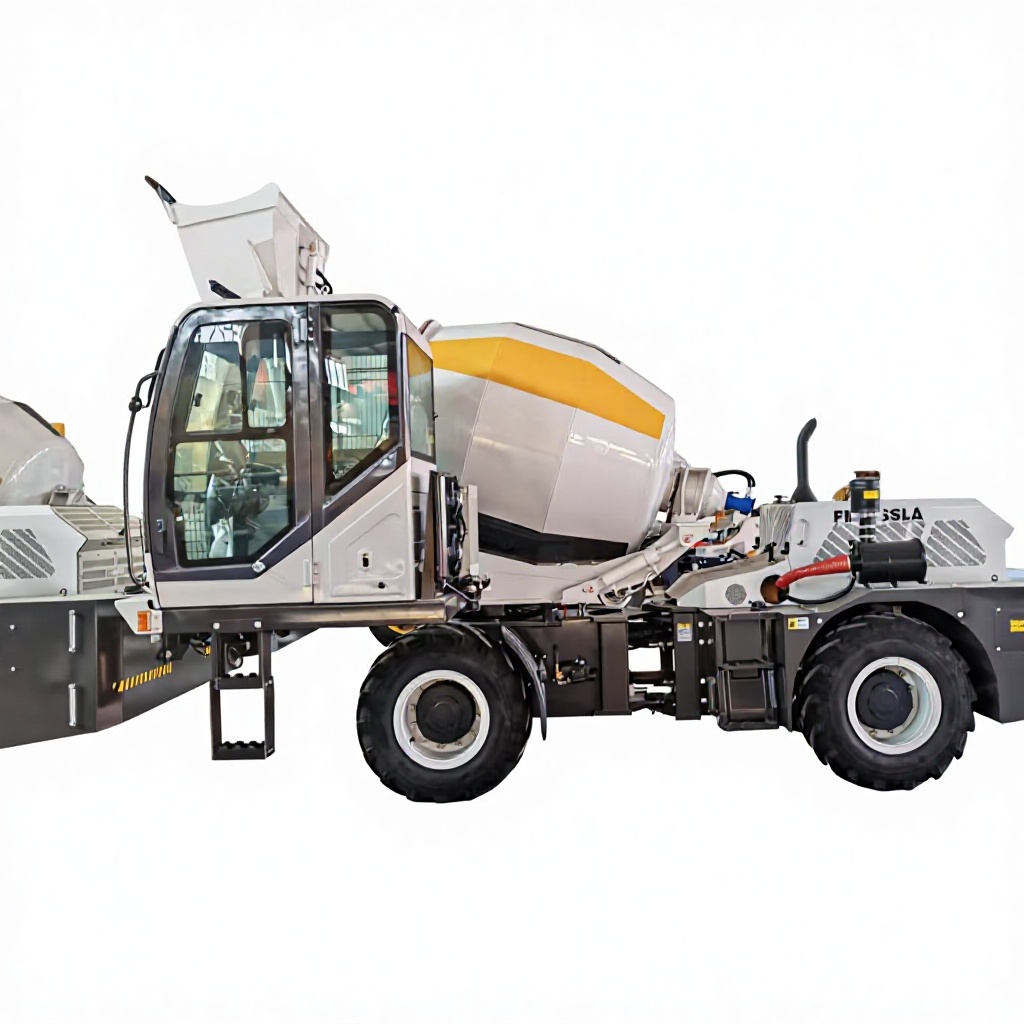 Heavy Equipment Mixer - 2.6立方メートル積載式コンクリートミキサー車、高耐久性・高効率建設機械