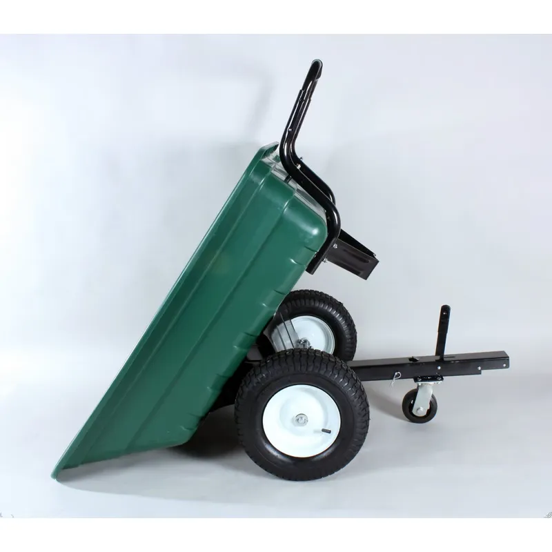 Heavy Equipment Hauling - ATV/UTV用ヘビーデューティーガーデンユーティリティトレーラー、スチール製カーゴワゴン、農場や庭での運搬用牽引カート