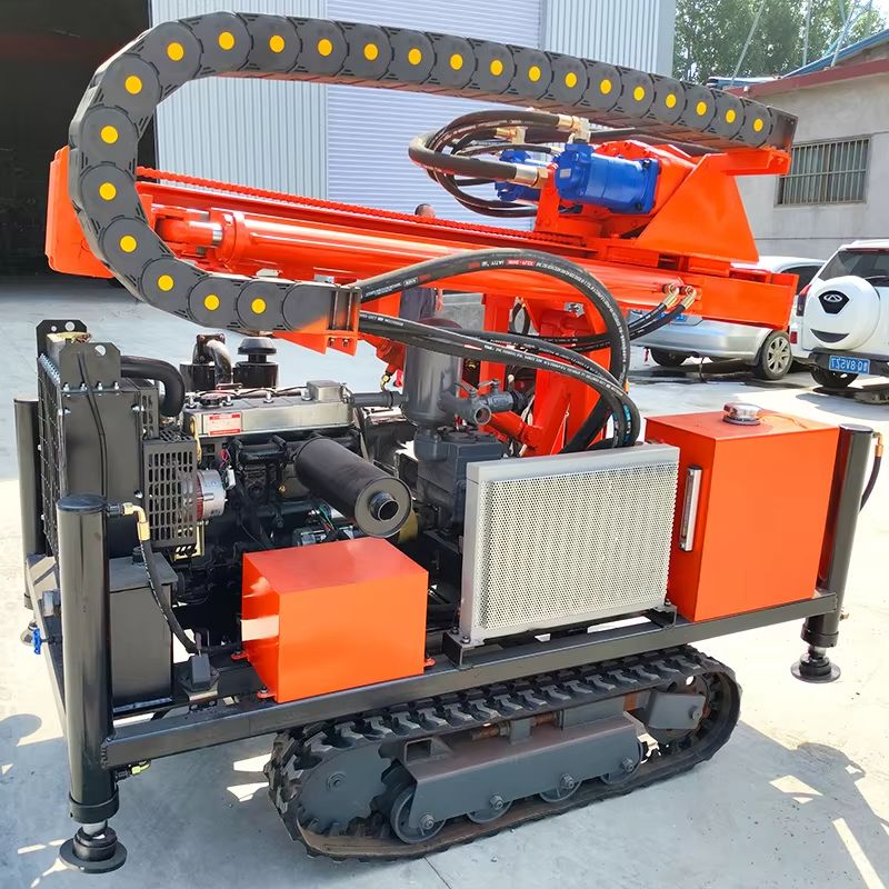 Heavy Equipment Drilling Rig - カスタマイズされた200m深孔掘削装置 鉱山・土木用ヘビーデューティー油圧式水井戸掘削リグ 水井戸掘削機