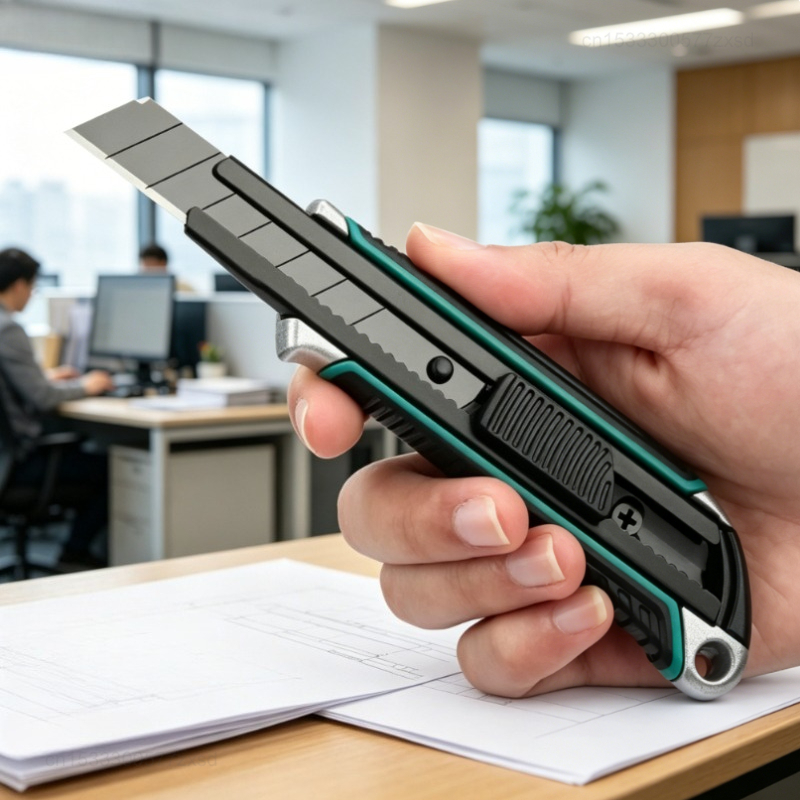 Heavy Equipment Blade - アートナイフ 大型刃 重厚ステンレス鋼 多目的壁紙ポケットユーティリティナイフ オフィス用炭素鋼刃