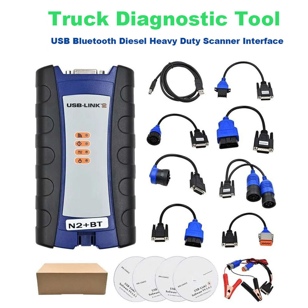 NEXIQ USB Link 2 BTトラック診断ツール U - Heavy Equipment Diagnostic Software のレビューと価格