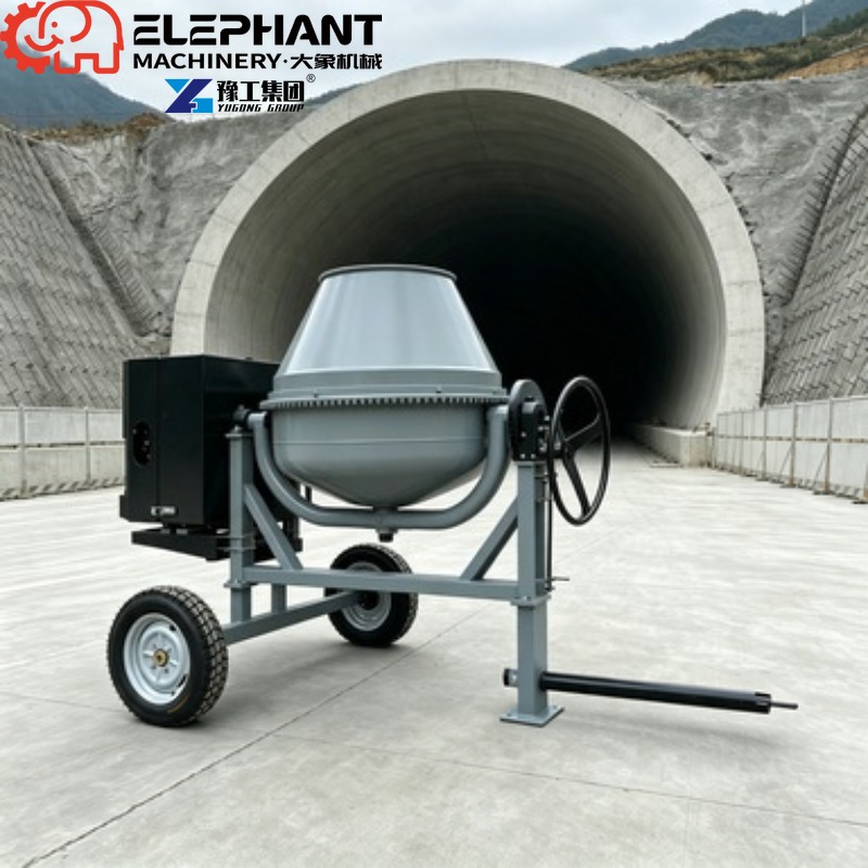 ポータブルベトンミキサー350L、頑丈なフレーム手動式コンク - Heavy Equipment Mixer のレビューと価格