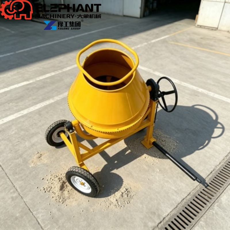 ポータブルベトンミキサー350L、頑丈なフレーム手動式コンク - Heavy Equipment Mixer のレビューと価格