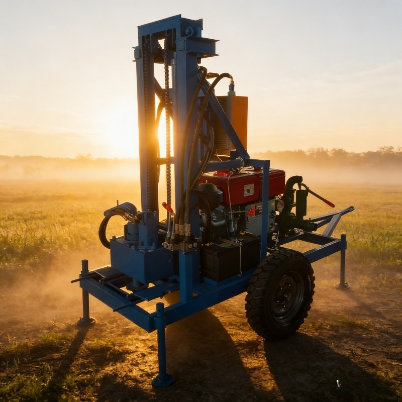工業用グレード小型青色ダイヤモンド水井戸掘削リグヘビーデュー - Heavy Equipment Drilling Rig のレビューと価格