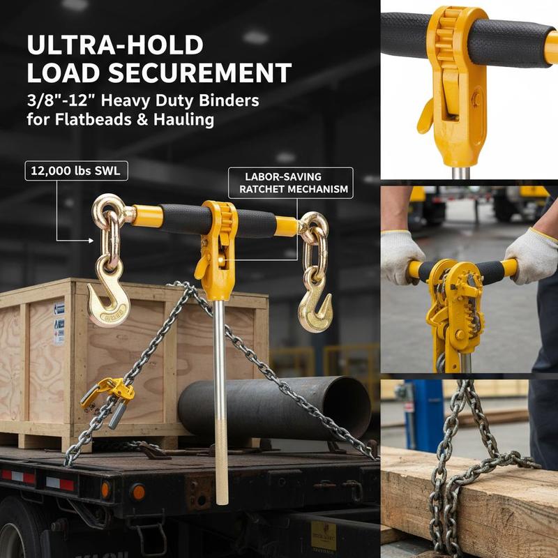 ロードテンショナー 2個セット 3/8インチ-1/2インチ  - Heavy Equipment Hauling のレビューと価格