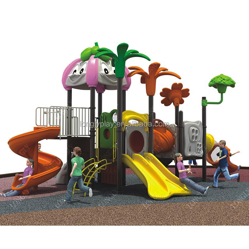 スタイリッシュで頑丈なプラスチック製滑り台、子供用教育用庭園 - Heavy Equipment Education のレビューと価格