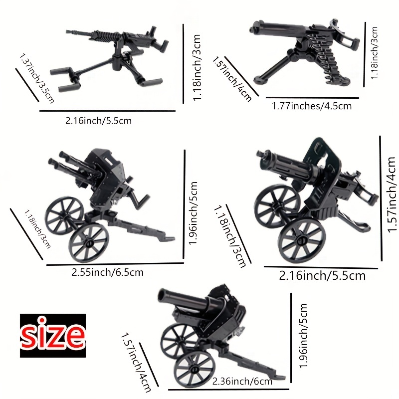 MOCミリタリー機器シリーズ第二次世界大戦重機関銃組み立てブ - Heavy Equipment Education のレビューと価格