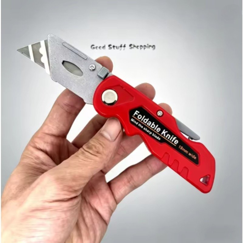 折りたたみ式ユーティリティナイフ、交換可能な刃、段ボール、革 - Heavy Equipment Blade のレビューと価格