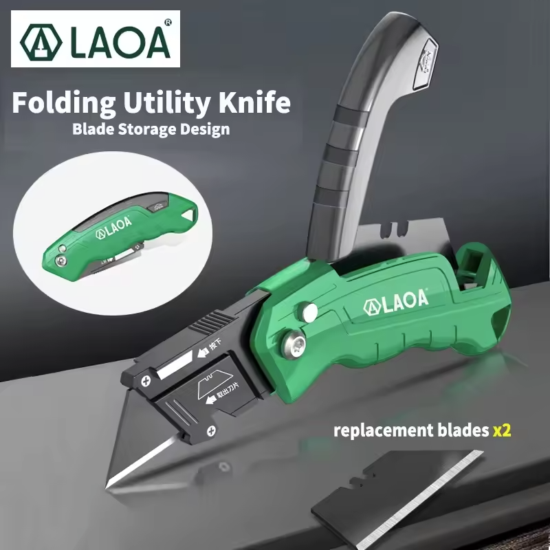 LAOA ユーティリティナイフ 折りたたみシャープカット 高 - Heavy Equipment Blade のレビューと価格