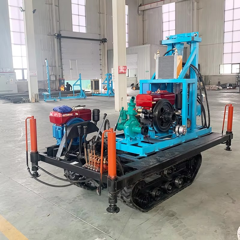 ヘビーデューティークローラー式水井戸掘削装置 500m 空気 - Heavy Equipment Drilling Rig のレビューと価格