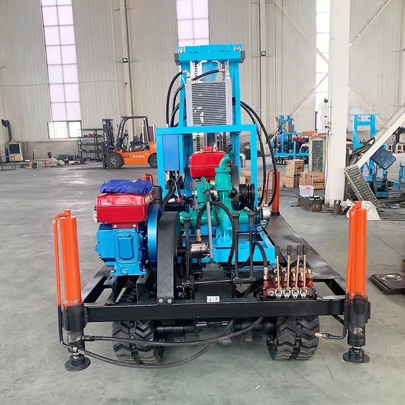 ヘビーデューティークローラー式水井戸掘削装置 500m 空気 - Heavy Equipment Drilling Rig のレビューと価格